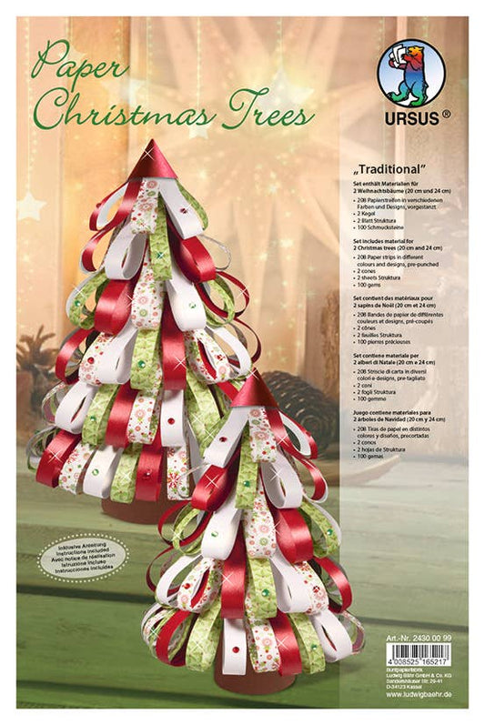 Paper Christmas Trees “Traditional”