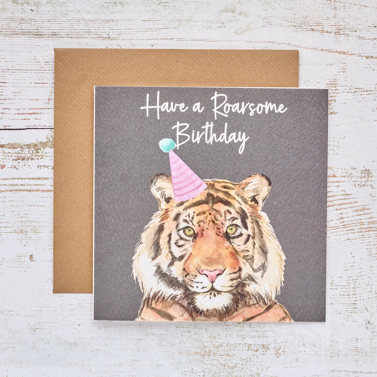 TIGER BIRTHDAY CARD