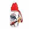 Children's water bottle with straw 500ml - Prehistoric Land