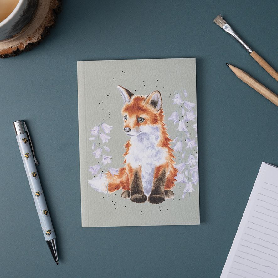 A6 Fox Notebook - Contemplation