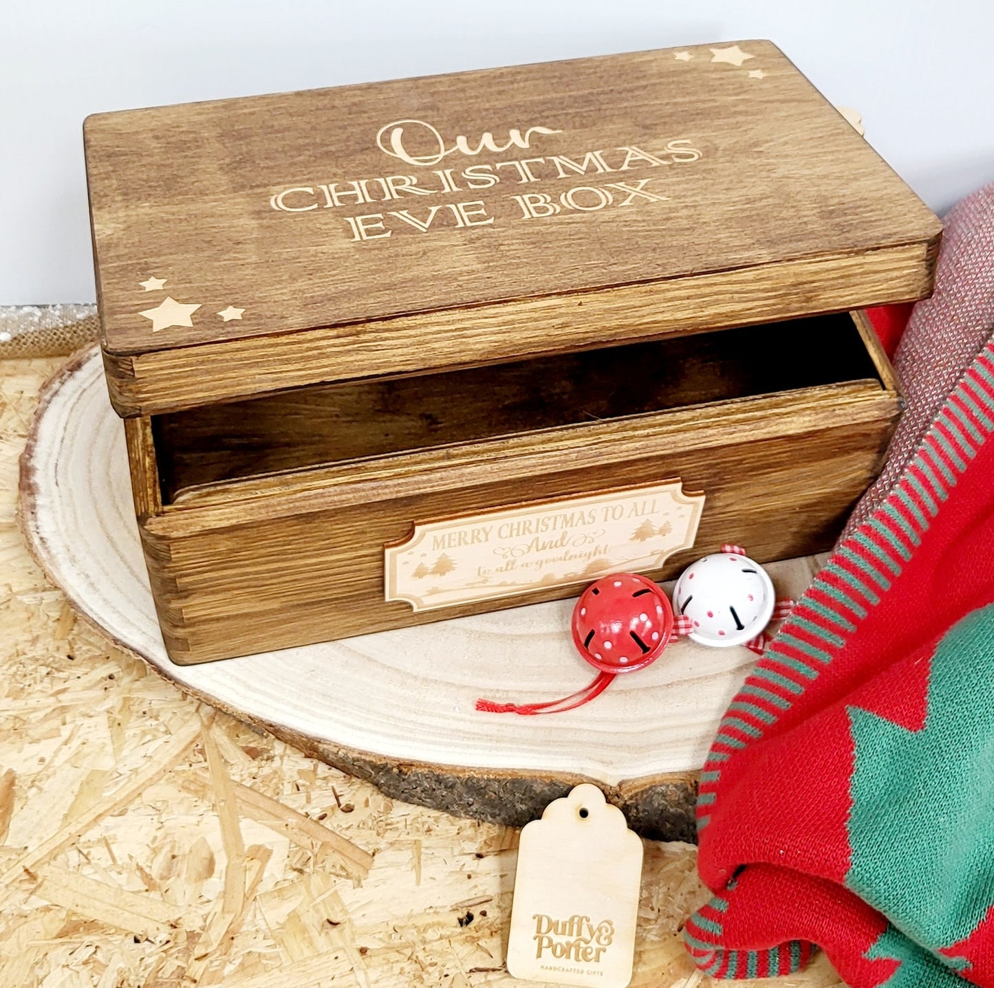Calleigh Engraved Stained Christmas (Eve) Box