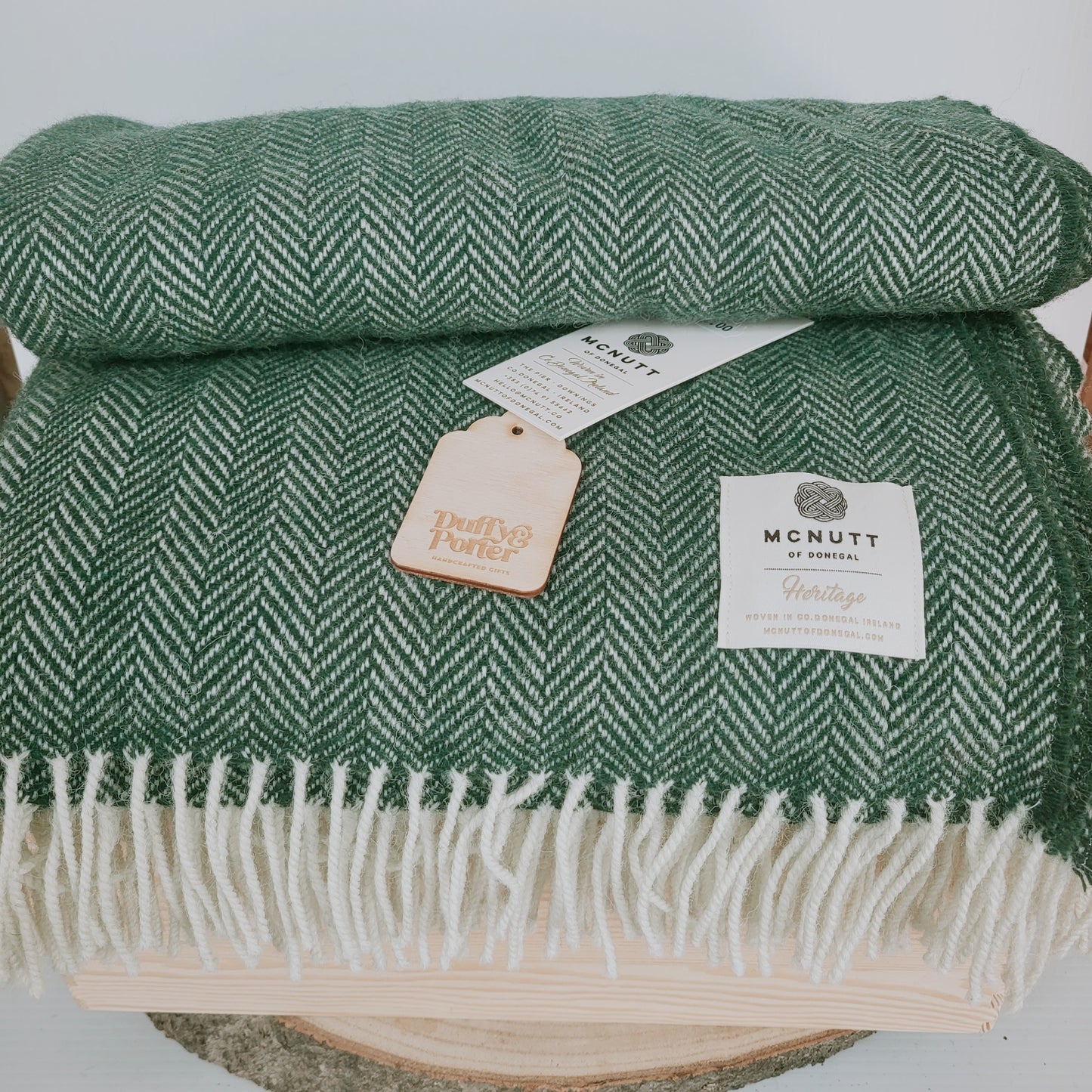 McNutt Heritage Spruce HB Throw