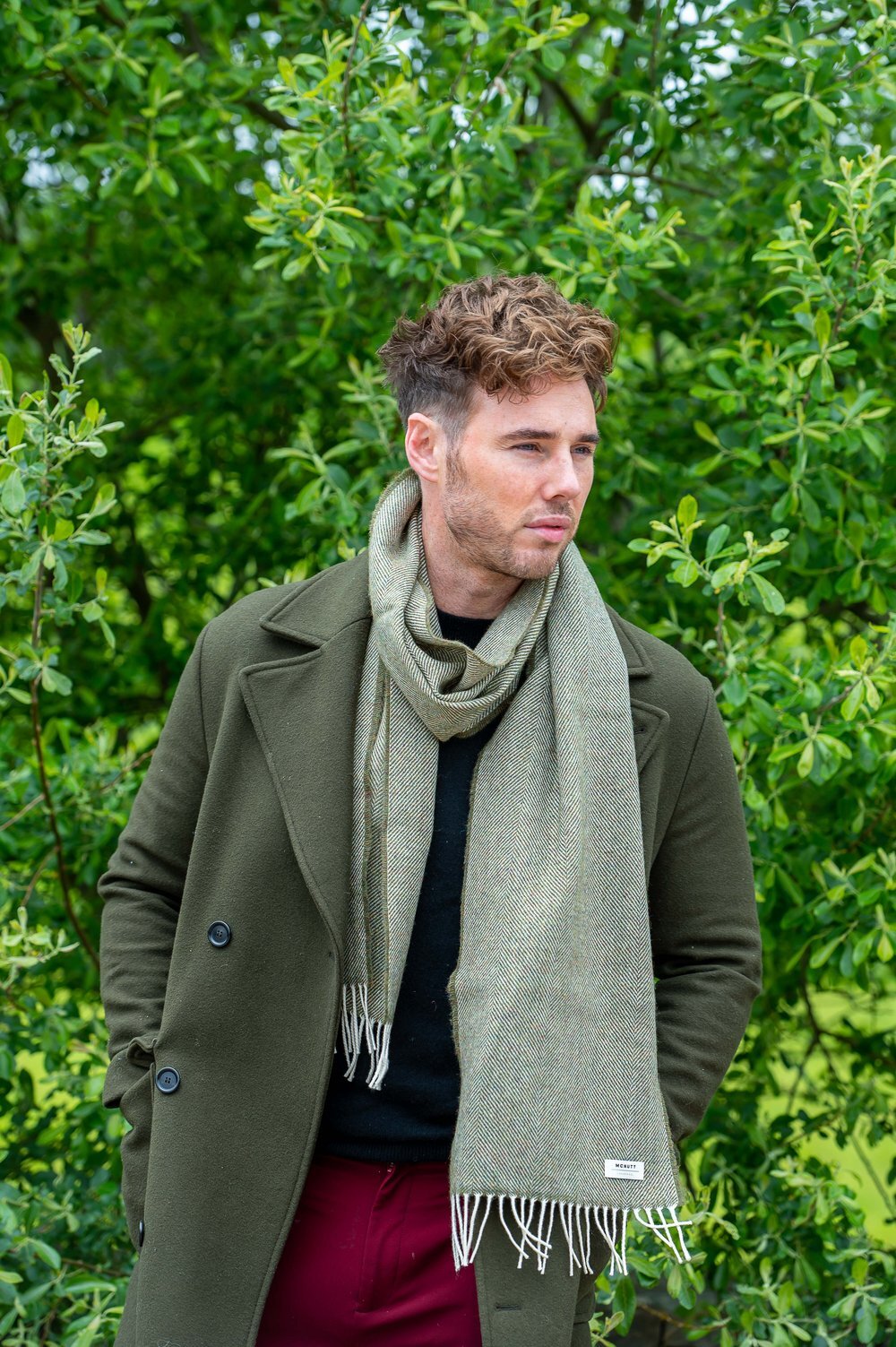 McNutt L/Wool Landscape Scarf