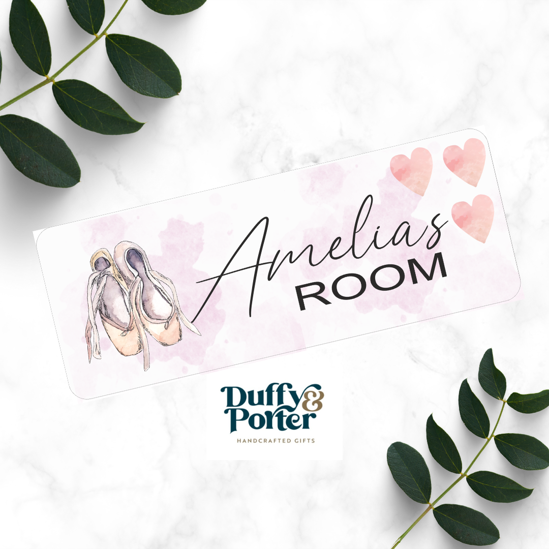 Ballet Themed Door Plaque