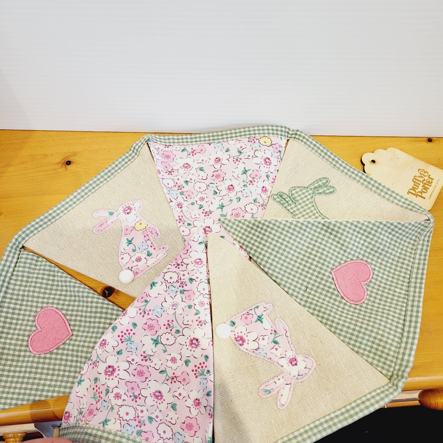 Spring rabbit bunting