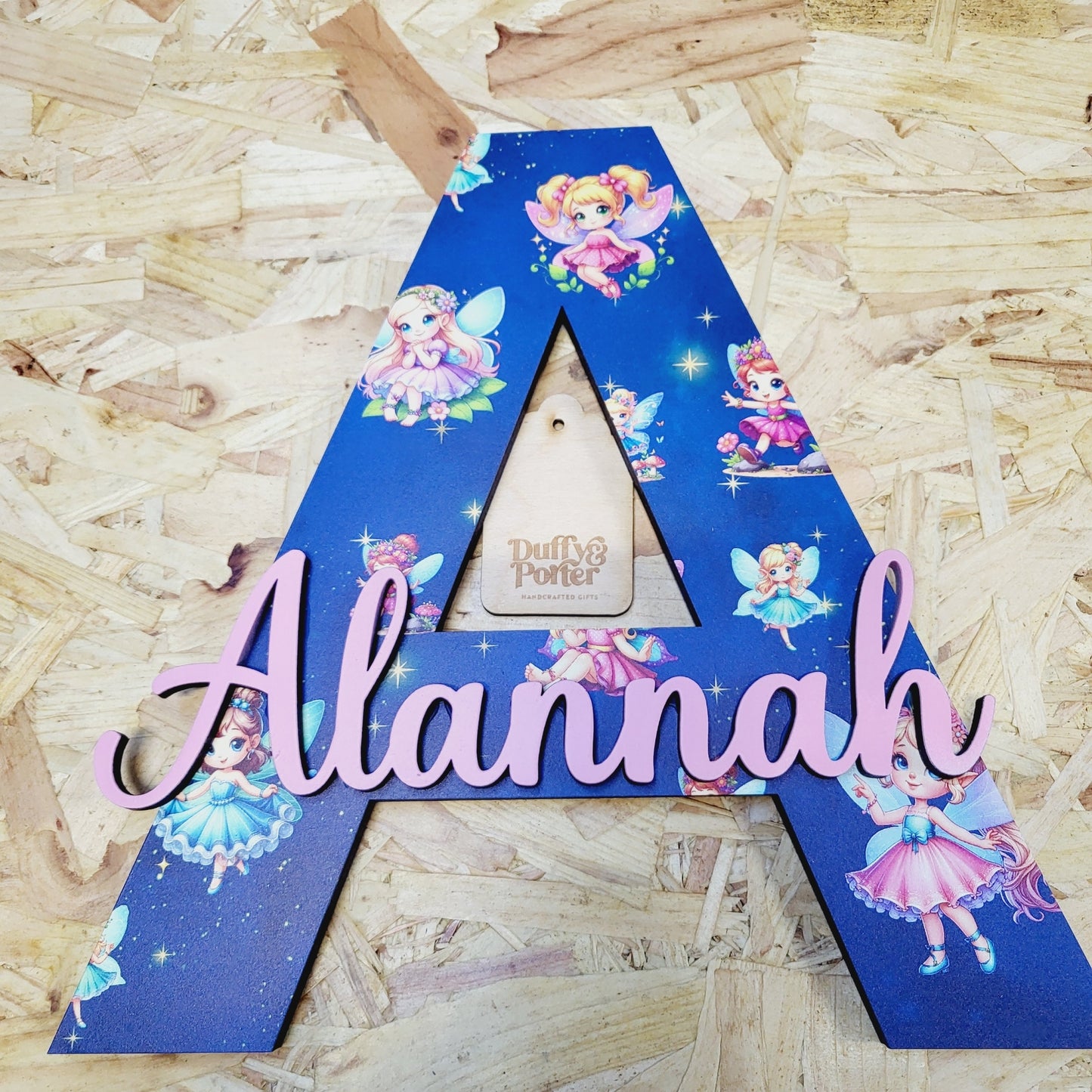 Fairy Theme Initial with Name