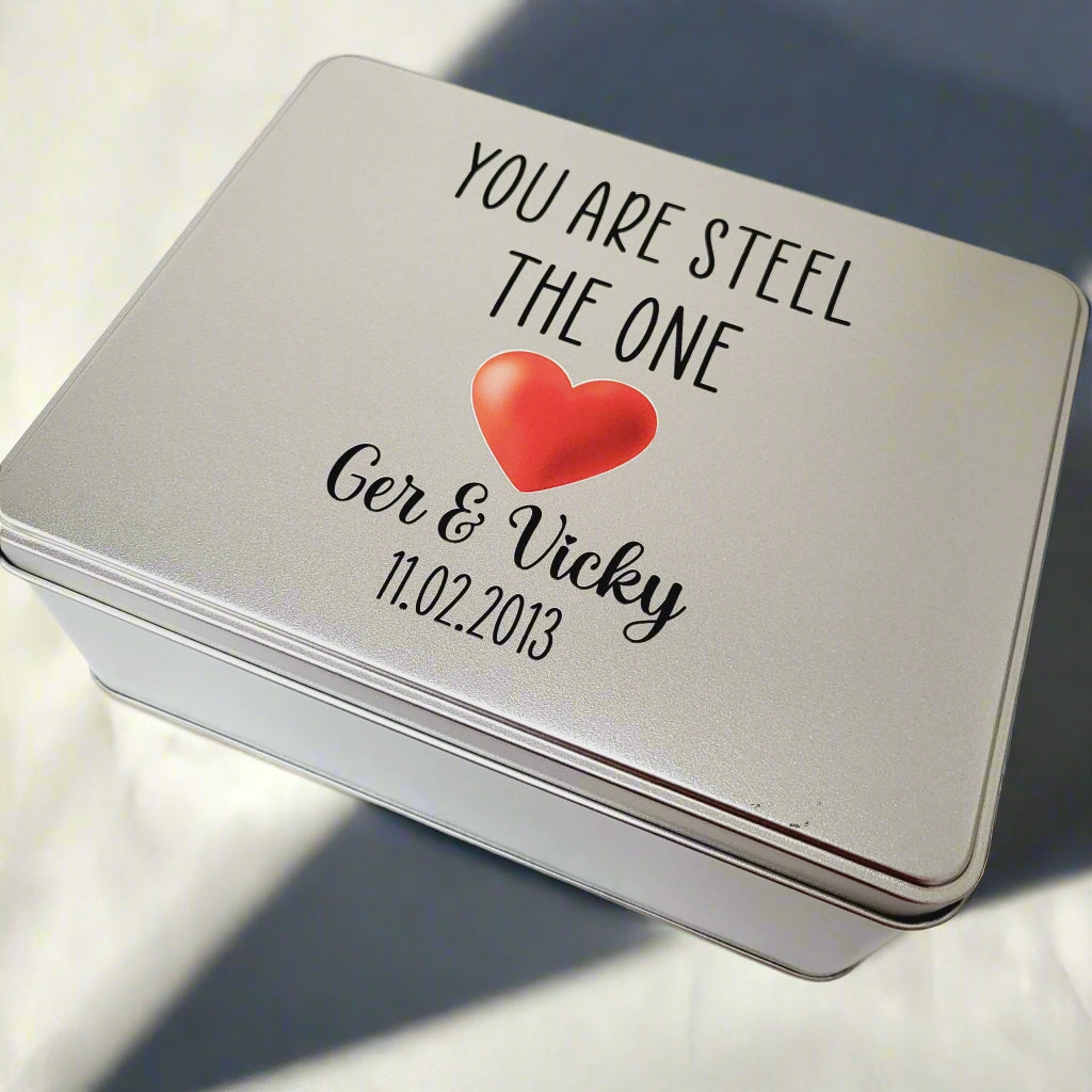 You're "Steel" the one 11th Anniversary Treat Tin