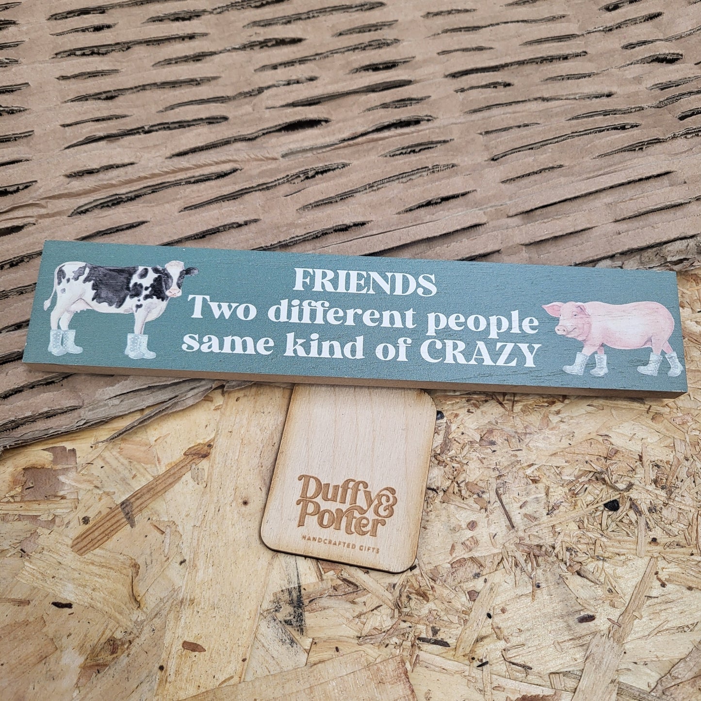 Friends, two different people, same kind of crazy