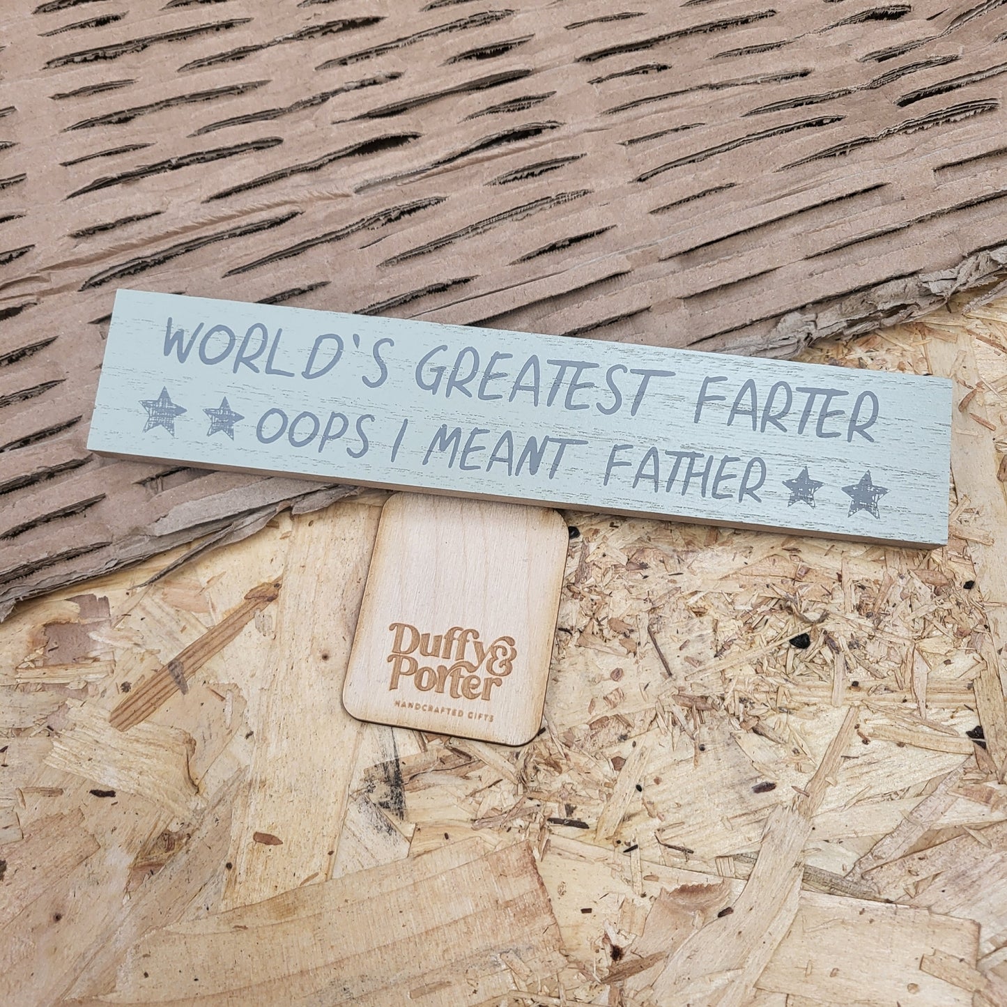 Mini Plaque Worlds greatest farter...father
