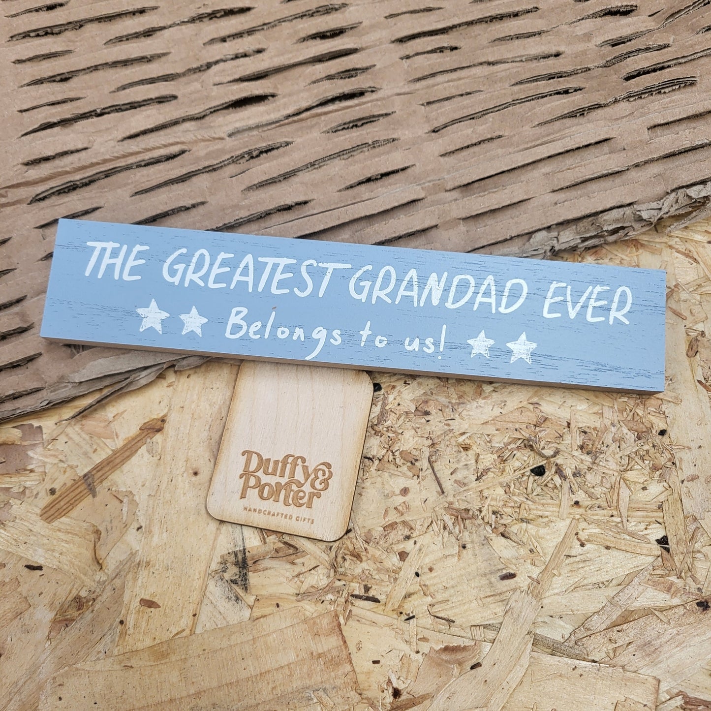 Mini Plaque The greatest grandad ever belongs to us