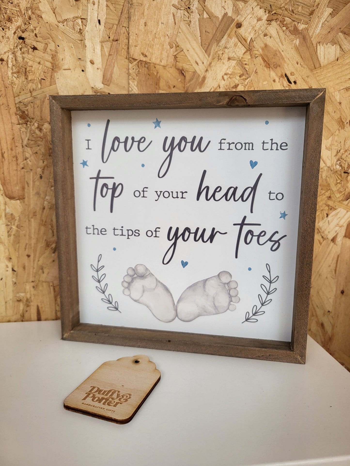 Baby Blue Frame from head to toe