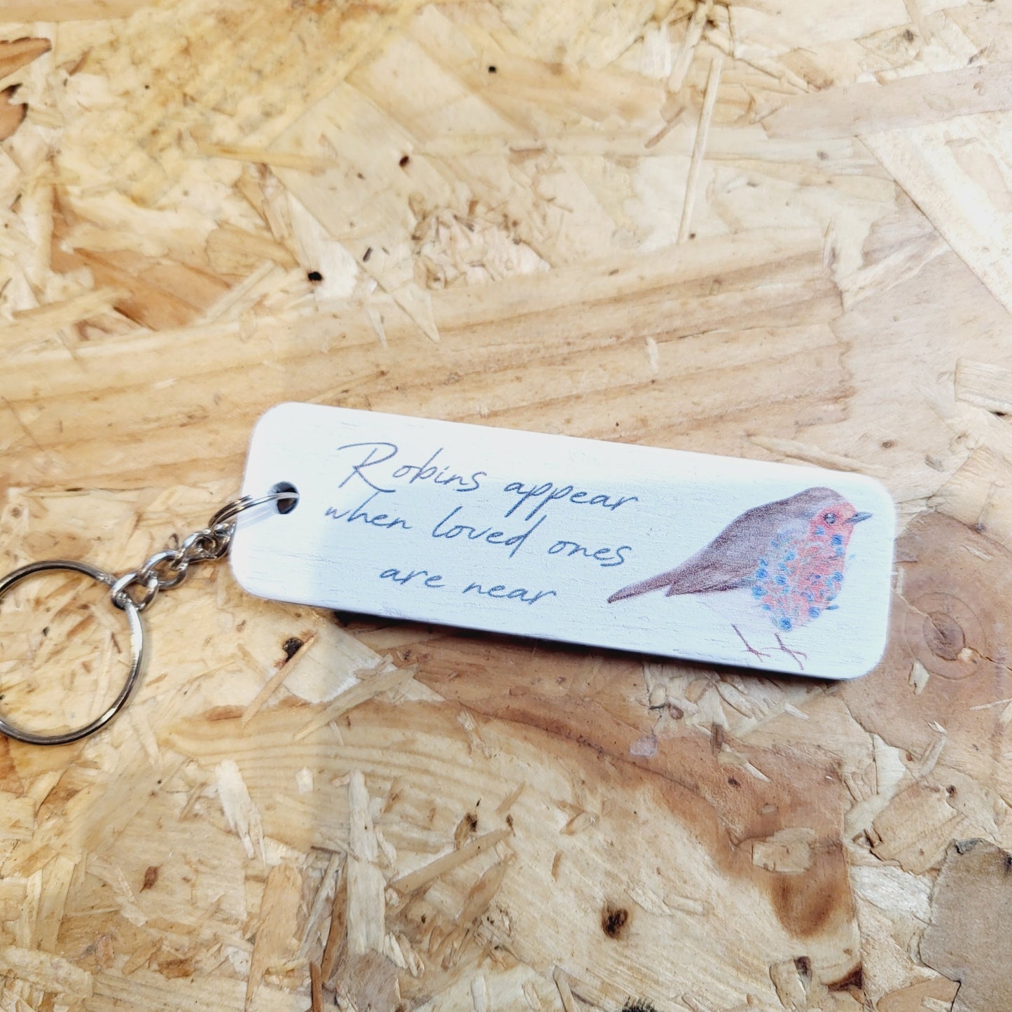 Keyring Robin..robins appear when loved ones are near