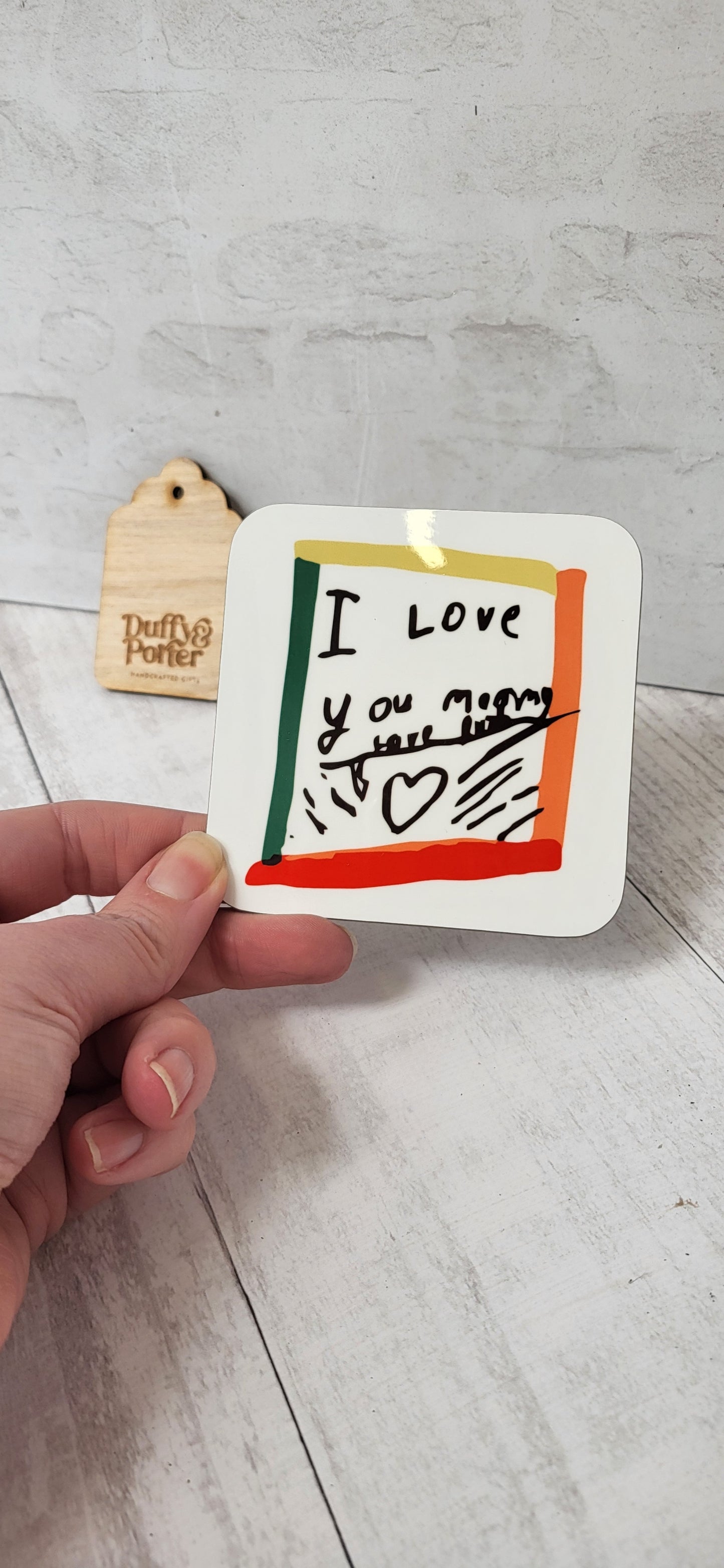 "Designed by them" Coaster