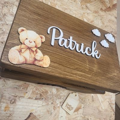 Keepsake Box Patrick Teddy