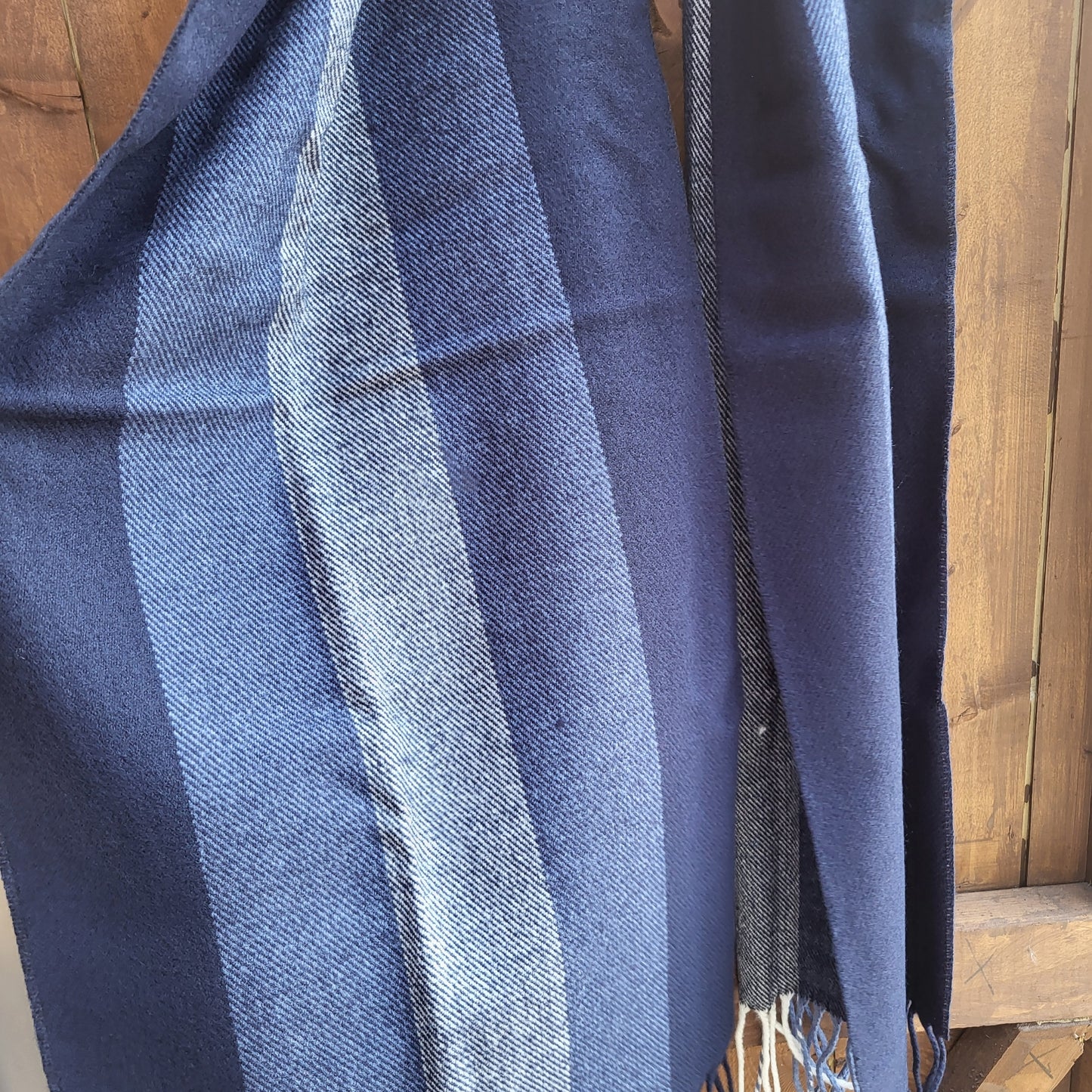 Scarf modern stripes - blues