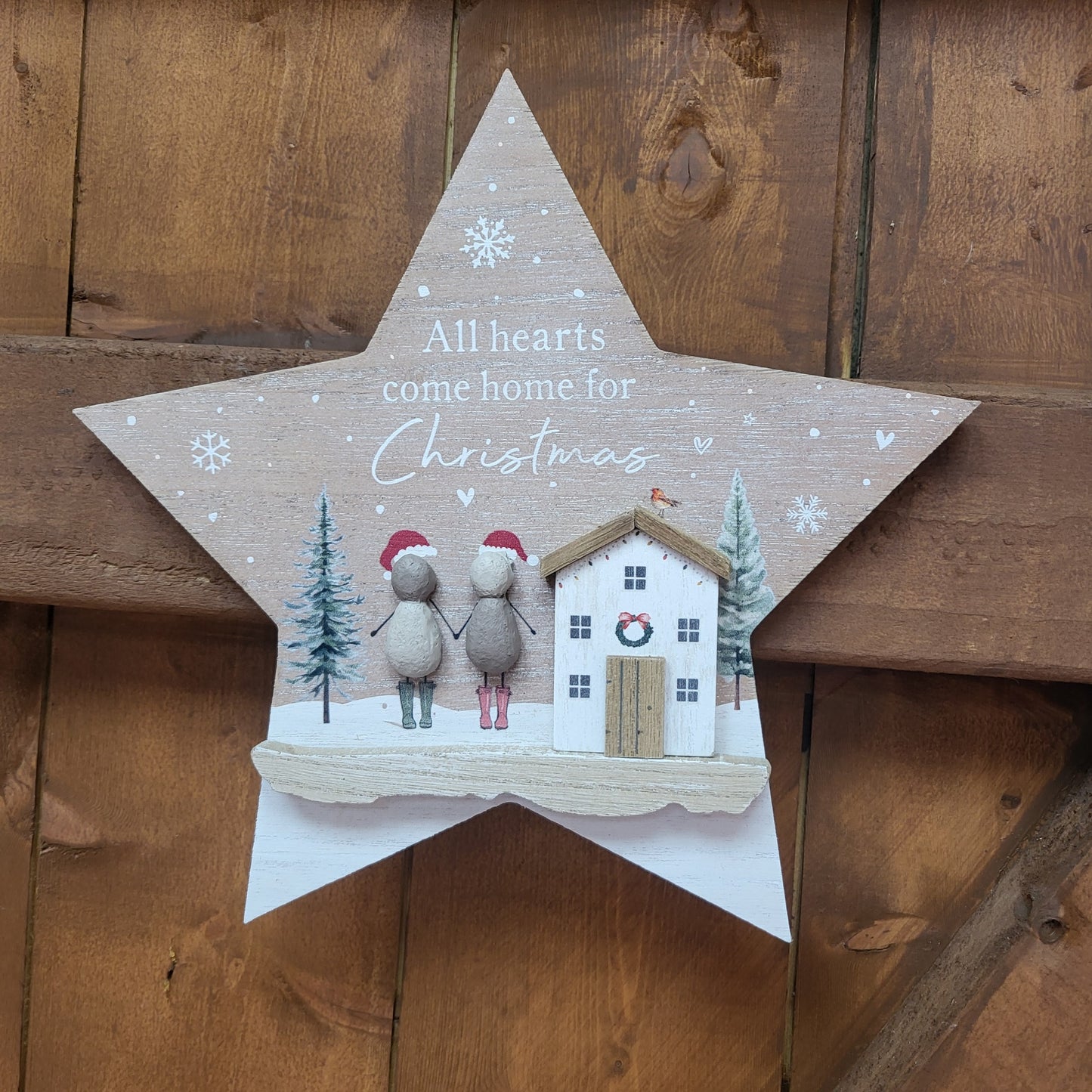 Star Pebble Christmas Star