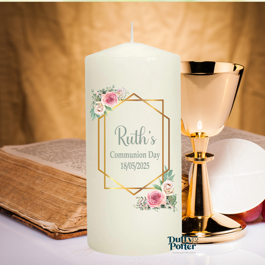"Emily" Communion/ Confirmation Candle