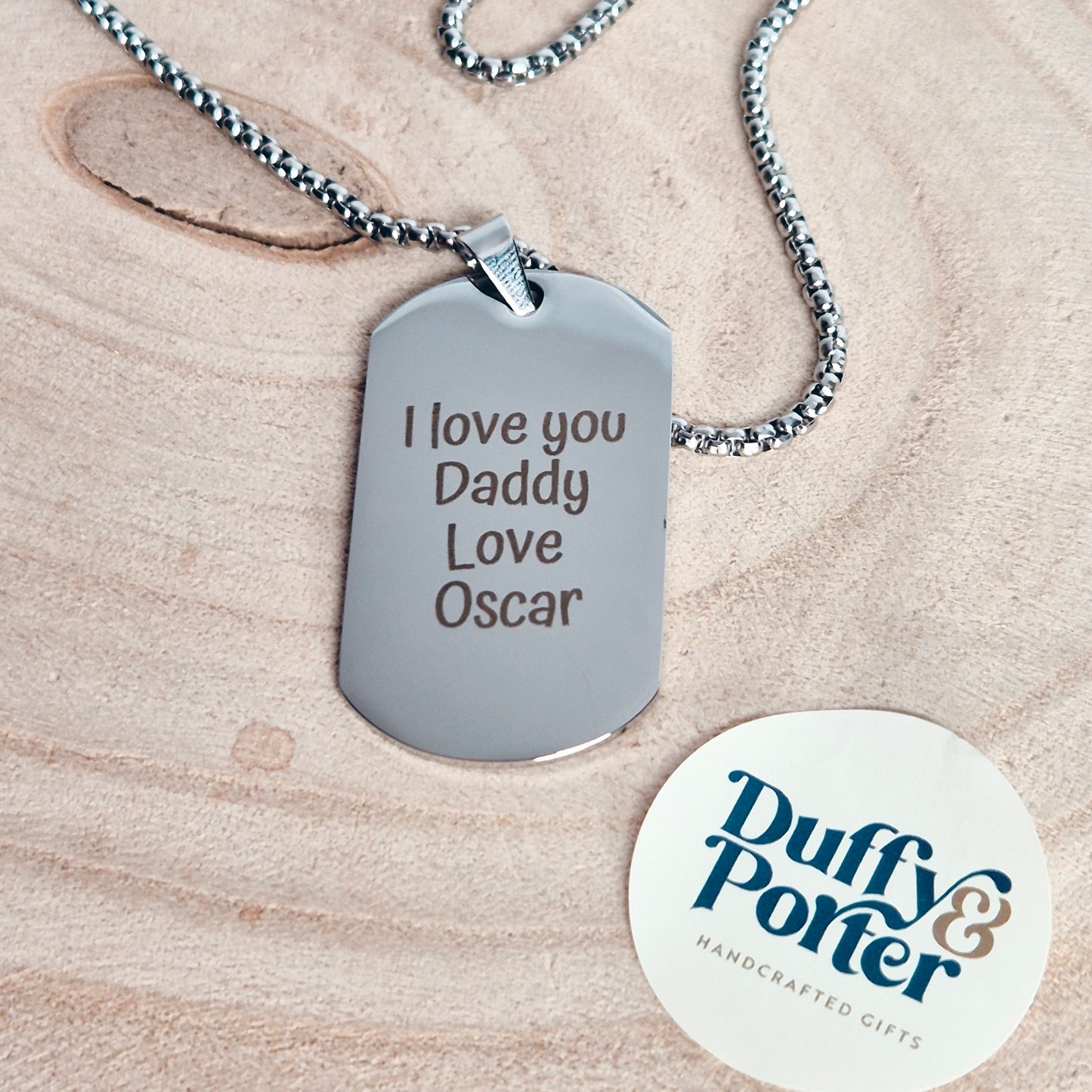 Stainless Steel Dog Tag chain - Timeless and Personal