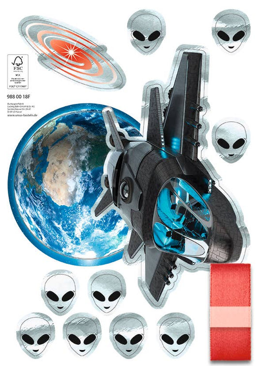 Spaceship decoration set