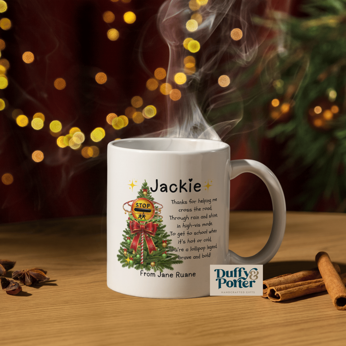 Personalised Lollipop Person Mug