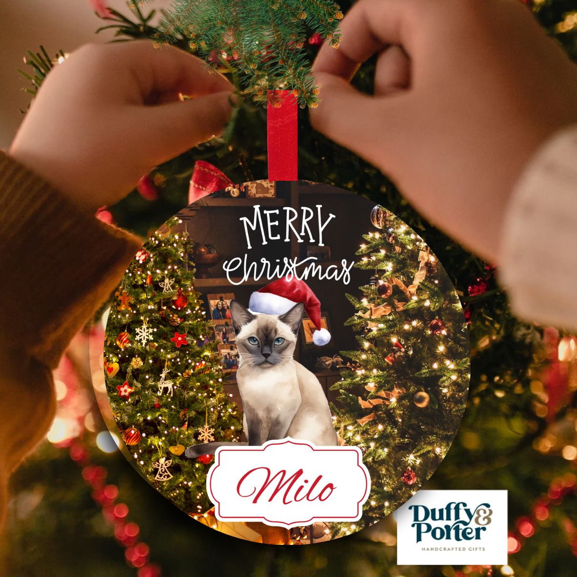 Personalised Pet Cat Decoration
