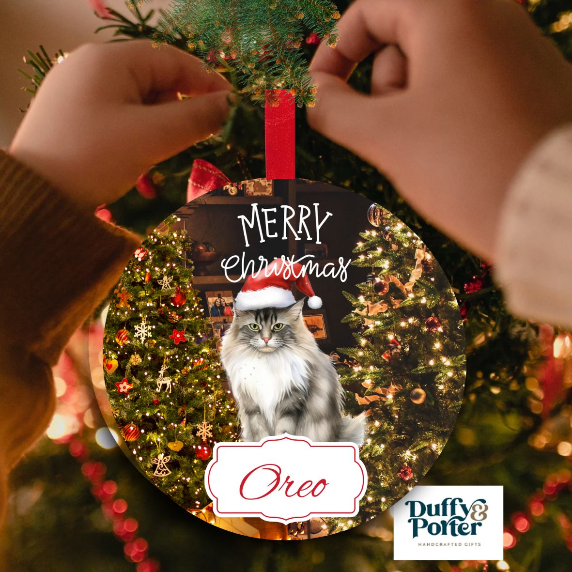 Personalised Pet Cat Decoration