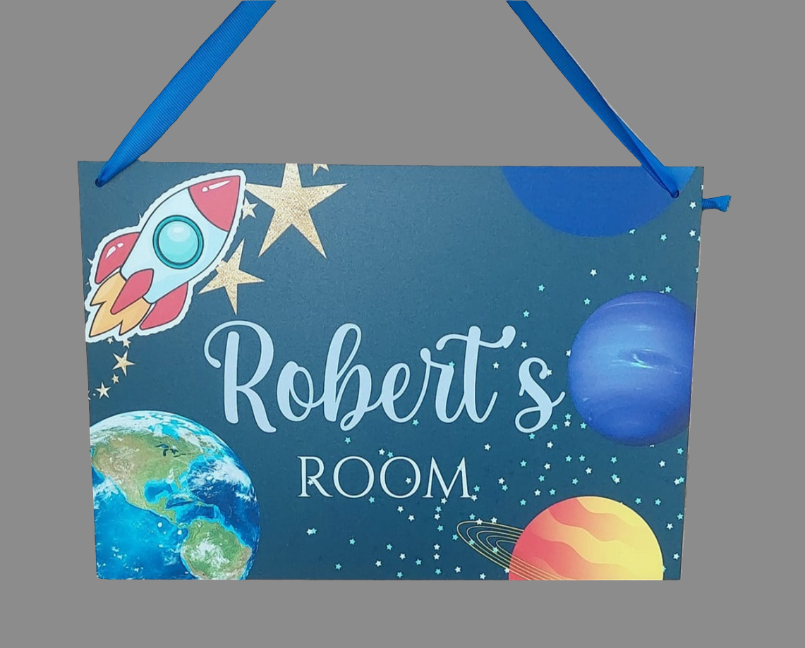 Space Themed Sign