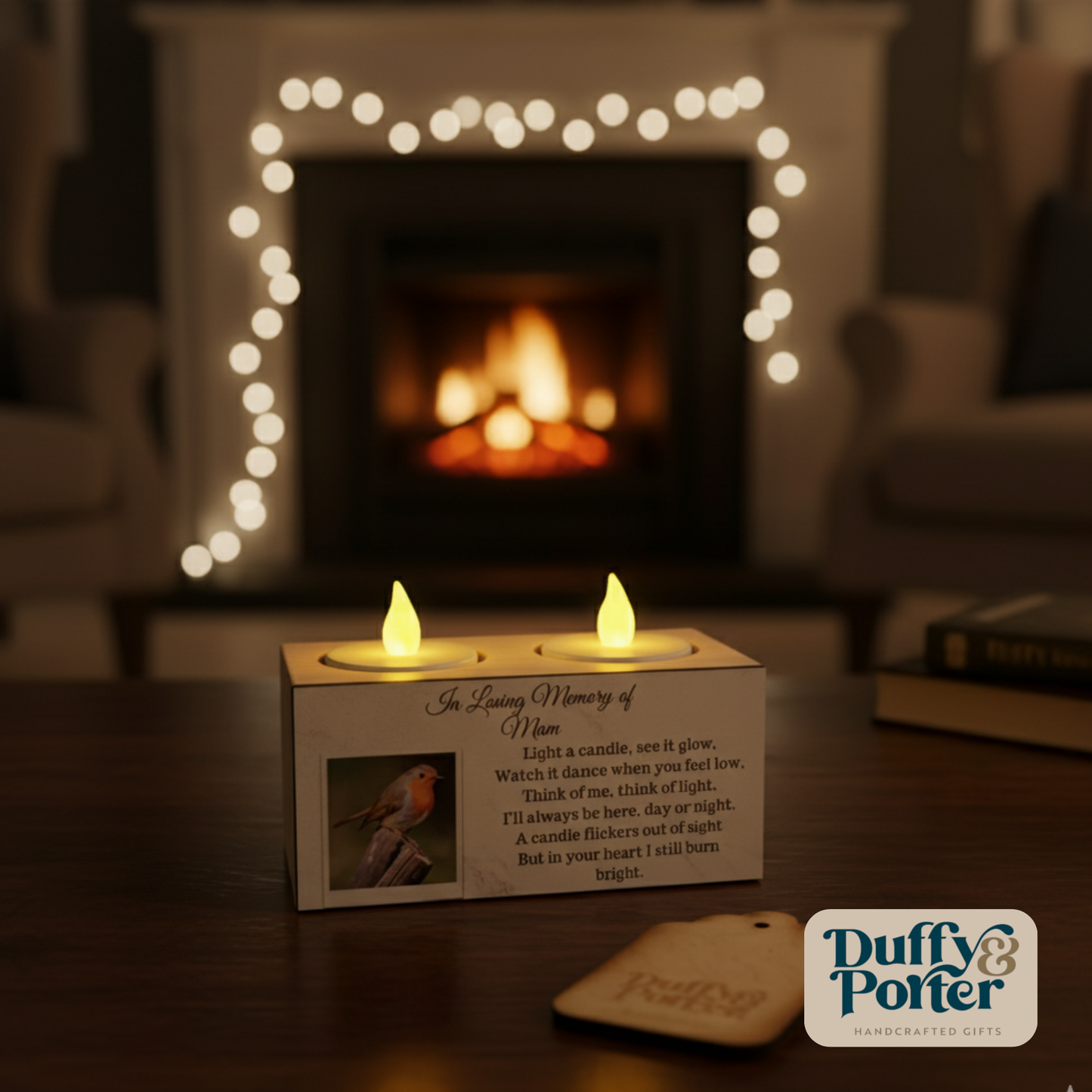 Personalised Memory tealight candle