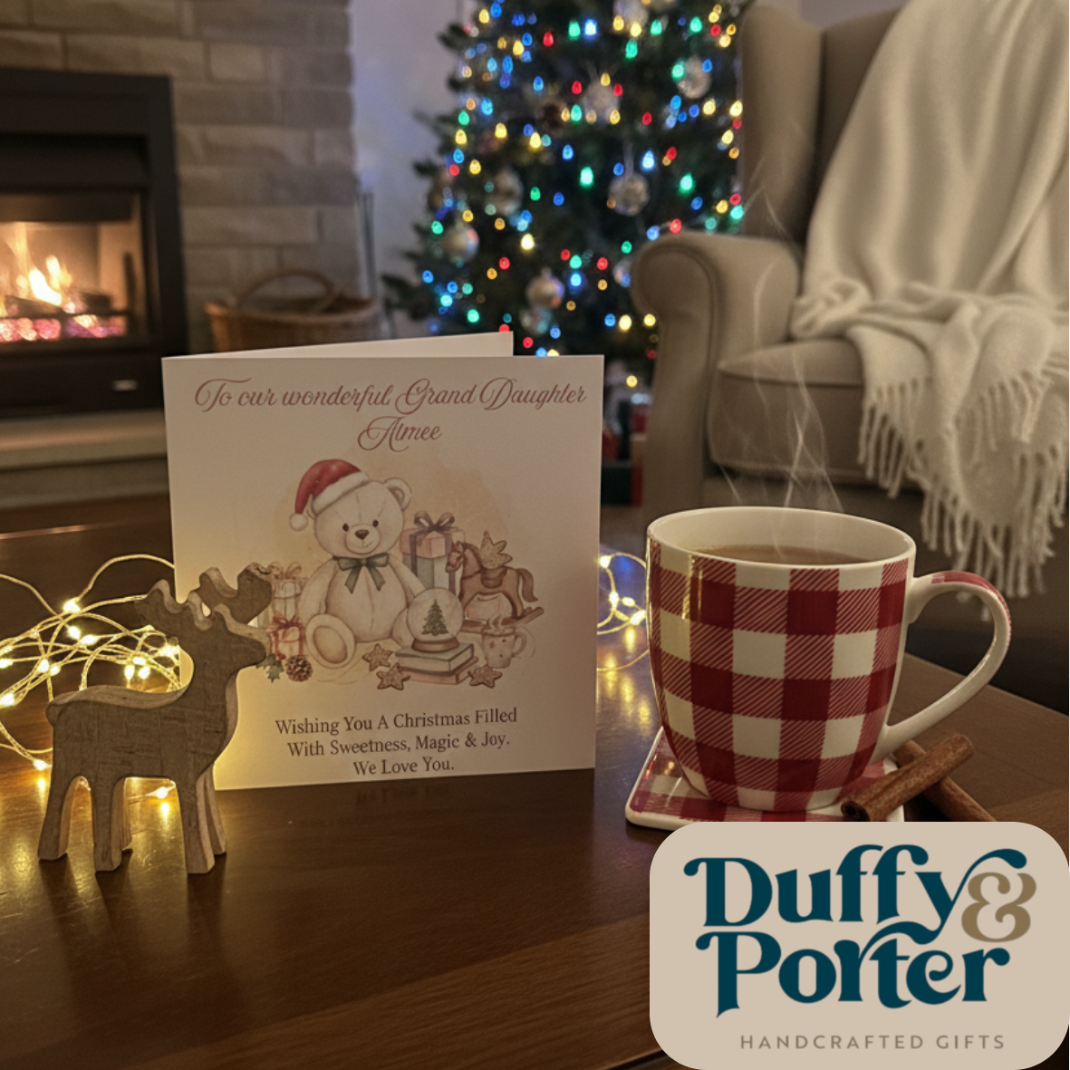 Christmas Childhood Personalised Card