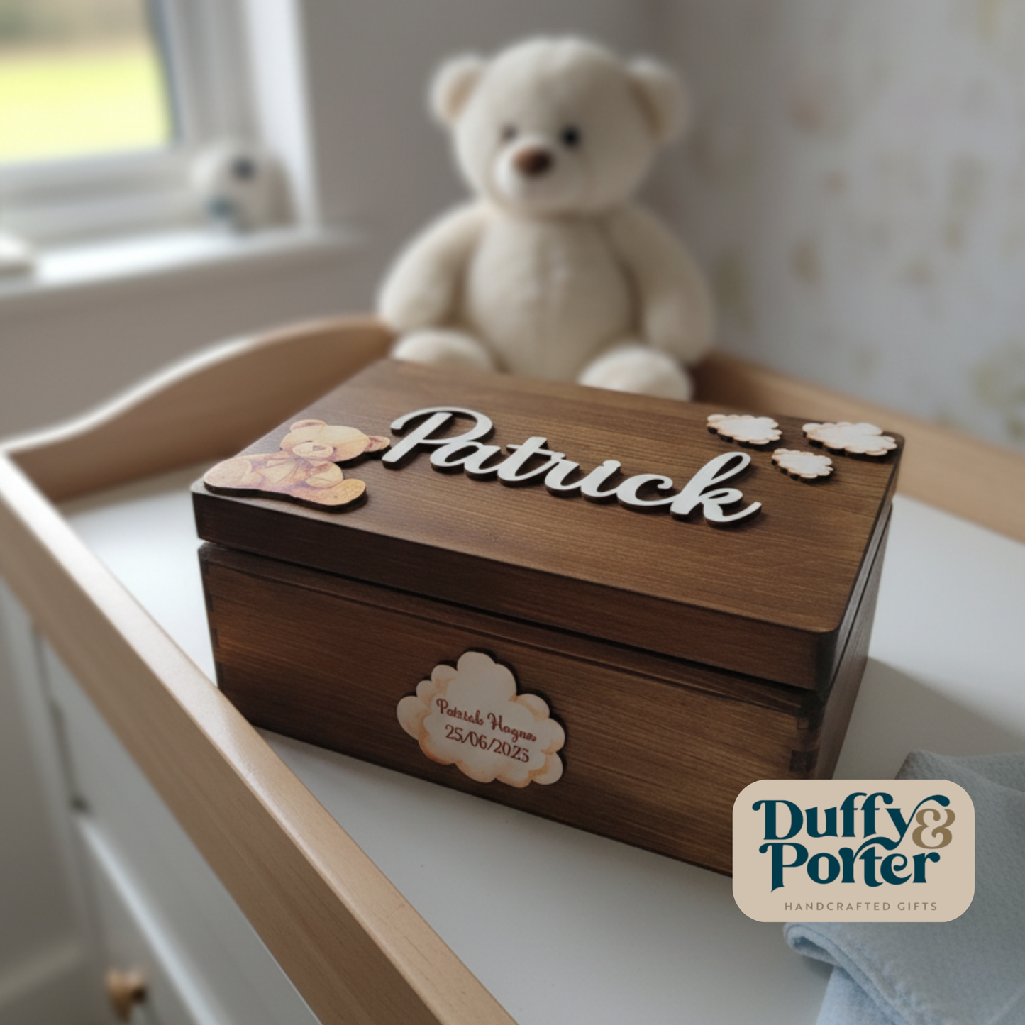 Keepsake Box Patrick Teddy