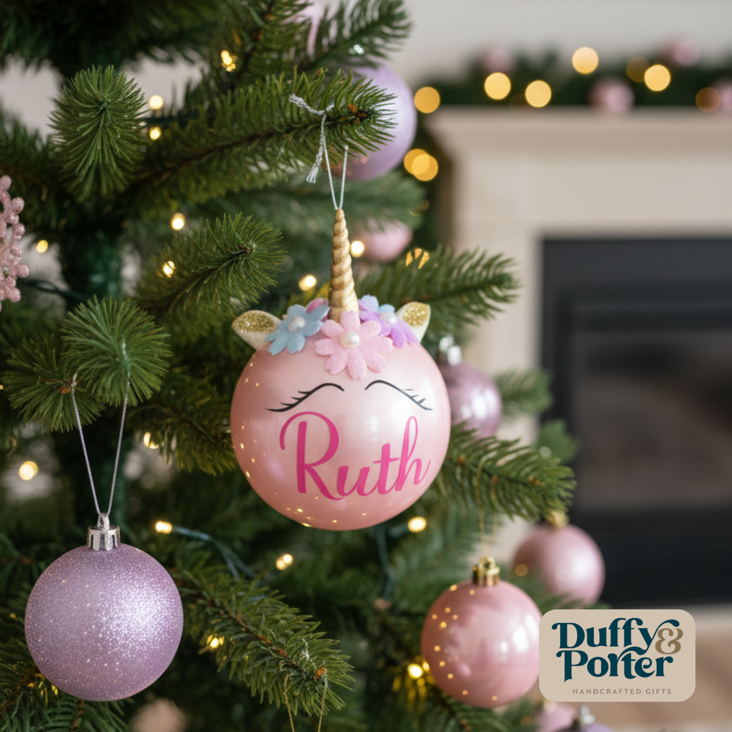 Ruth Unicorn Tree Decoration