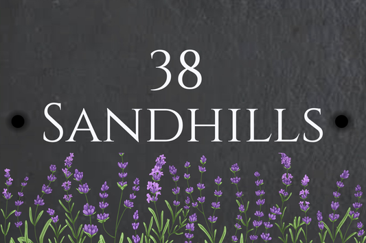 Slate House Sign - Lavender
