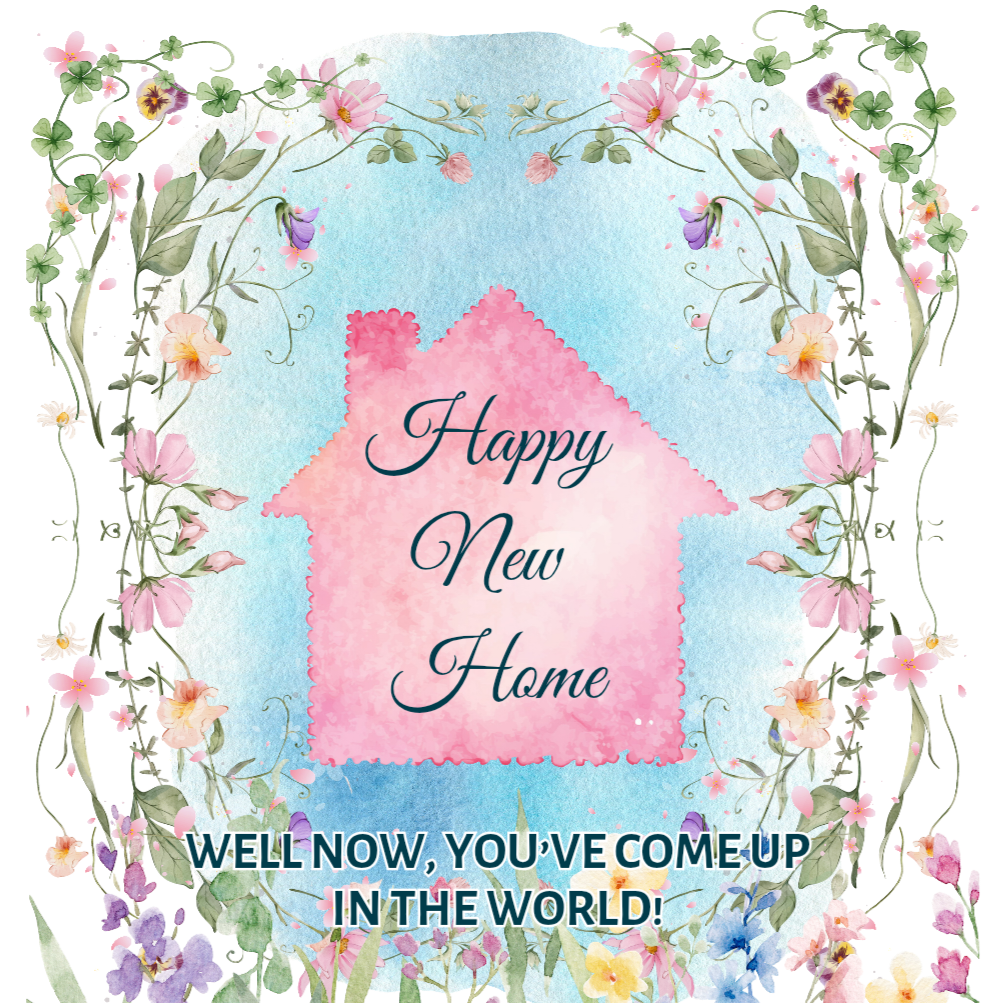 Happy new home - notions - Keepsake Card