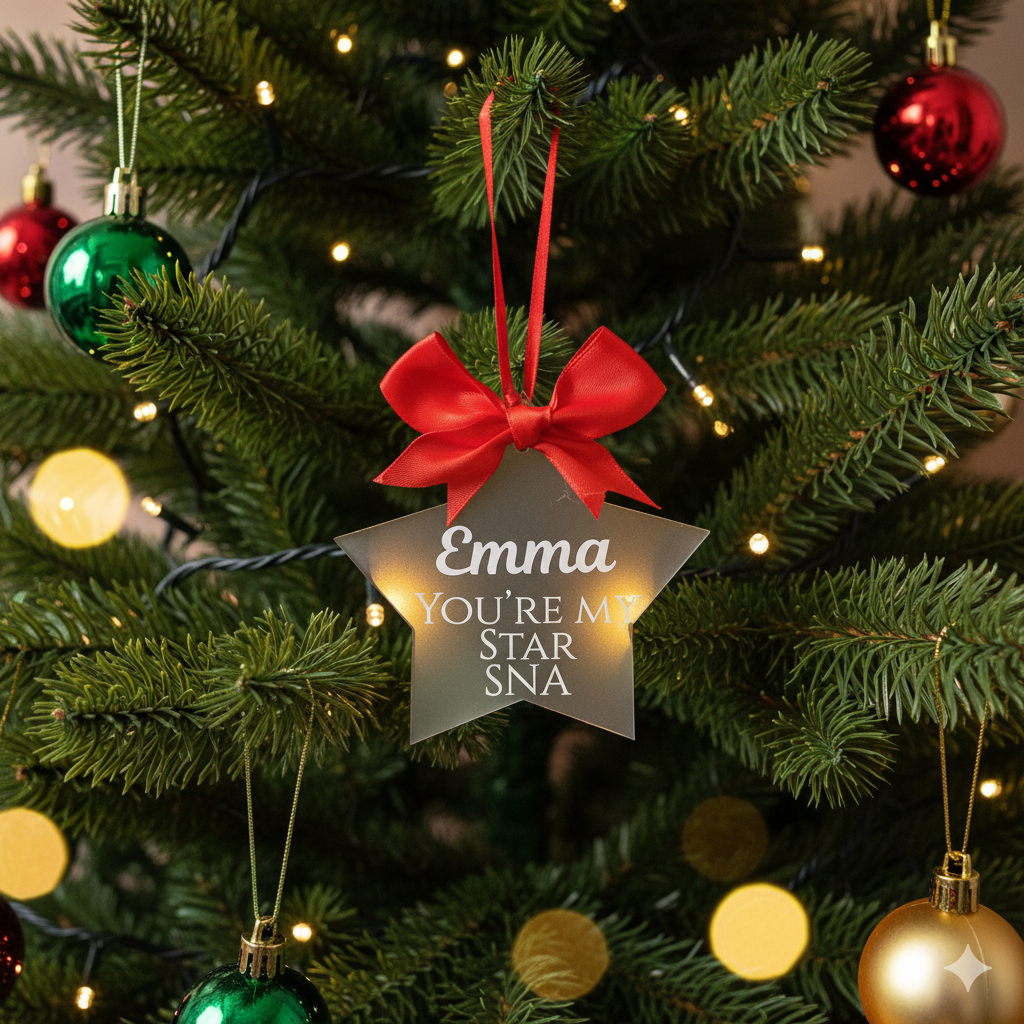 Personalised SNA Star Decoration