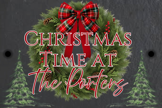 Slate House Sign - Festive Wreath