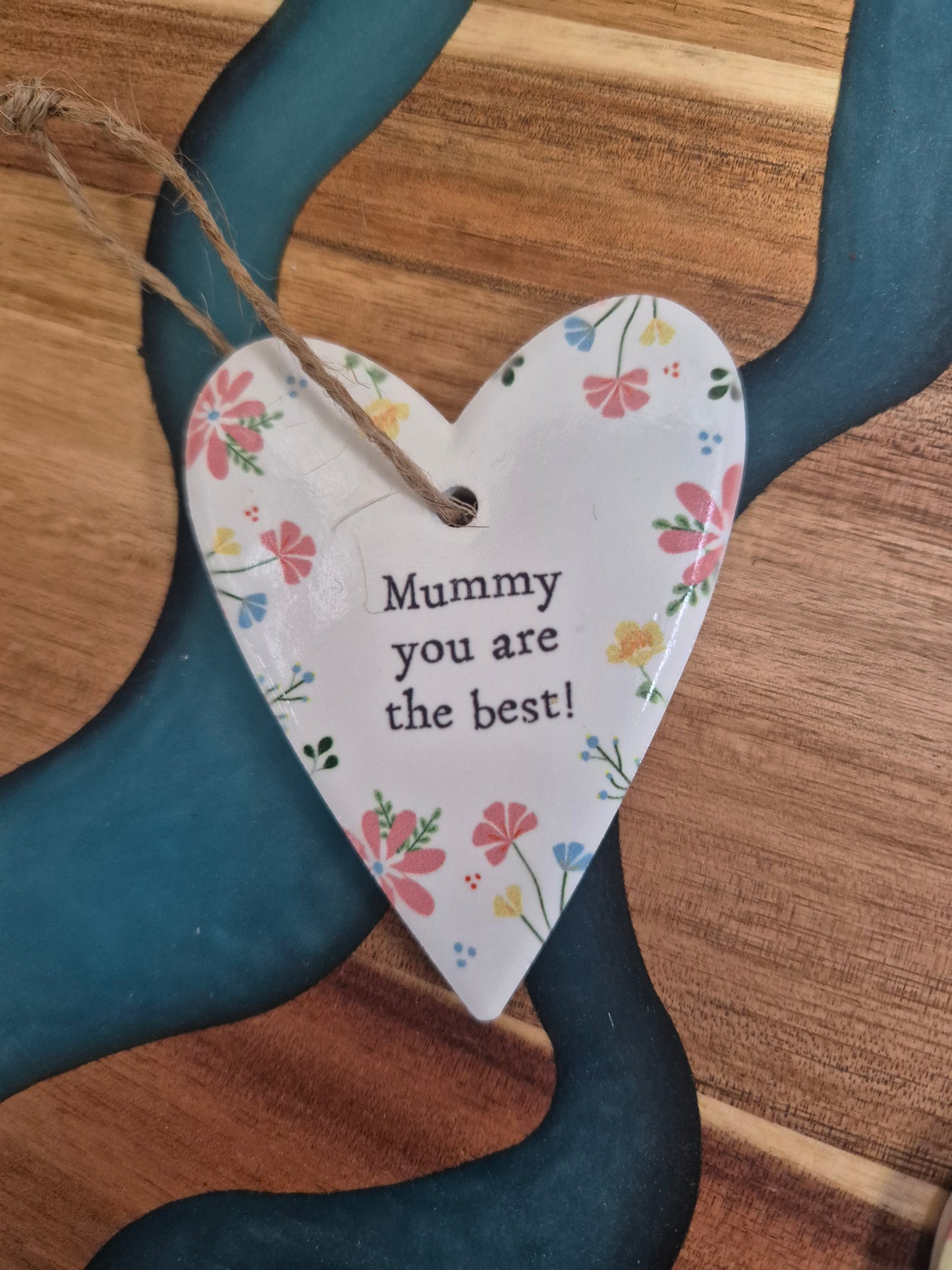 Mummy you are the best! Ceramic heart