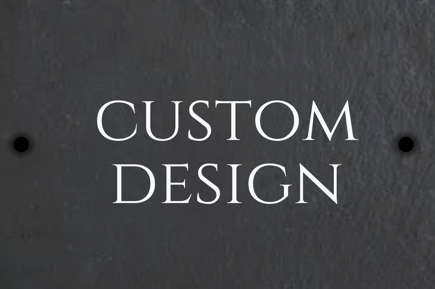 Custom Slate House Sign