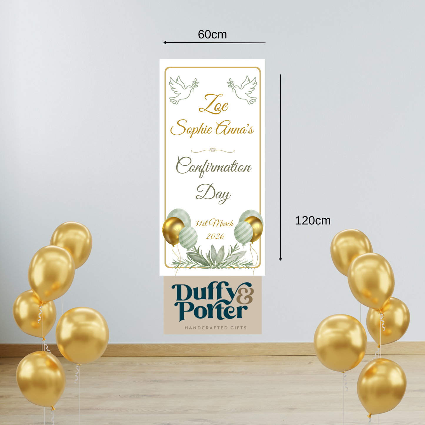 "Zoe" Party Banner - Sustainable