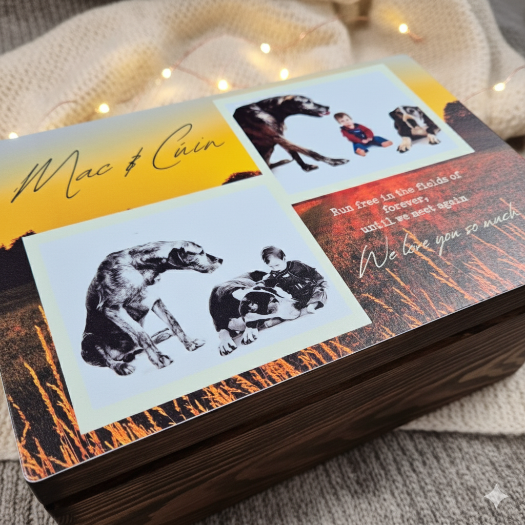 Personalised Pet Memory Box – Fields