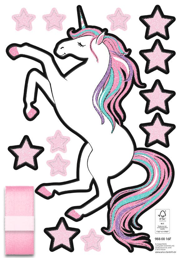 Unicorn decoration set
