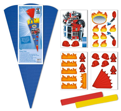 Easy Line school bag craft kit “Fire Department”