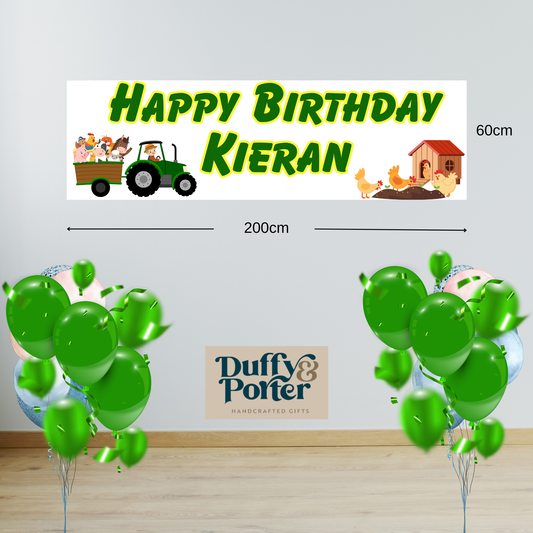 "Kieran" Party Banner - sustainable