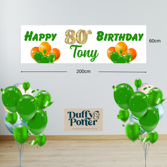 "Tony" Party Banner - sustainable