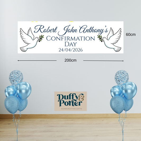 "Robert" Party Banner - sustainable