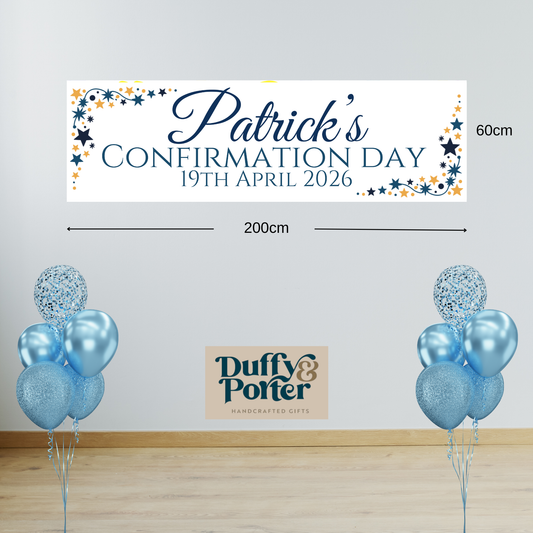 "Patrick" Party Banner - sustainable