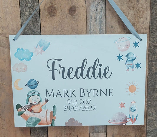 Vintage Flying Themed Sign