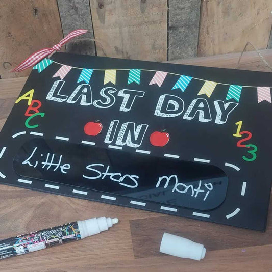 Last Day In Reusable Plaque