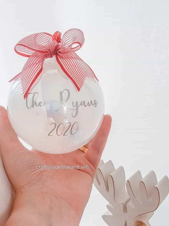 Christmas Tree Bauble Glass 'Ryan"