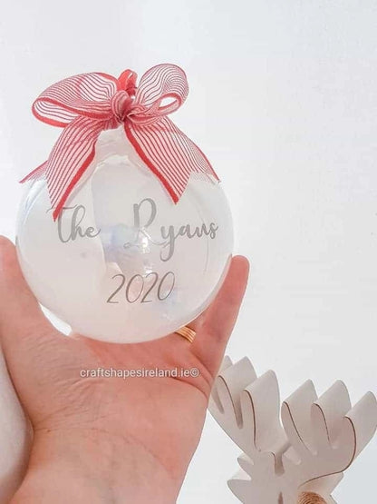 Christmas Tree Bauble Glass 'Ryan"
