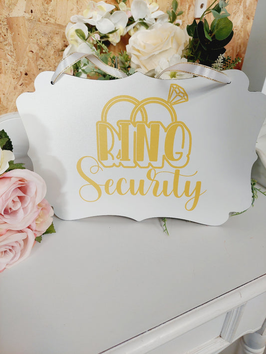 Wedding Sign - Ring Security